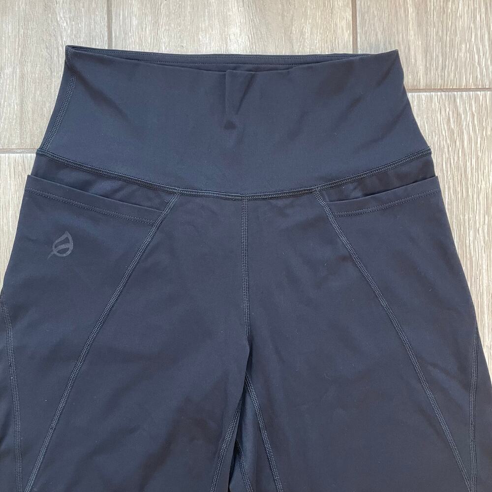 P'tula Jogger Leggings Womens Small Black High Rise Pocket Athleisure Gym - Picture 8 of 9